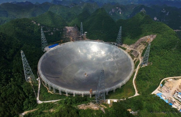 จีนสร้างกล้องโทรทรรศน์ขนาดมหึมา เพื่อค้นหา มนุษย์ต่างดาว