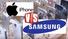 อย่างโหด!! ทดสอบความแกร่ง Samsung Galaxy vs iPhone ด้วยปืนสงคราม