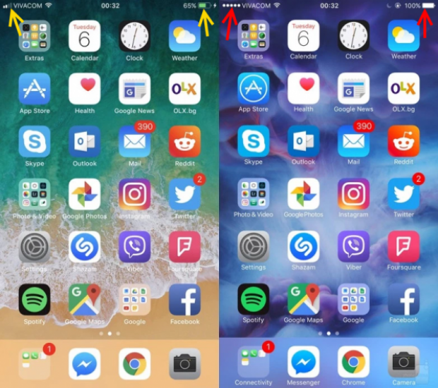 เทียบกันจะๆ ความเหมือนและแตกต่างของหน้าตา iOS10 กับ iOS11