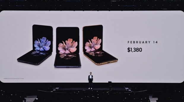 เปิดตัว Samsung Galaxy Z Flip มือถือจอพับโคตรหรู เคาะราคาราว 43,000 บาท